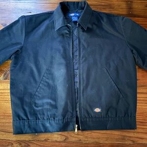 Dickies Black Lightweight Work Shirt Jacket